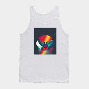 Space Cosmos Bear Tank Top